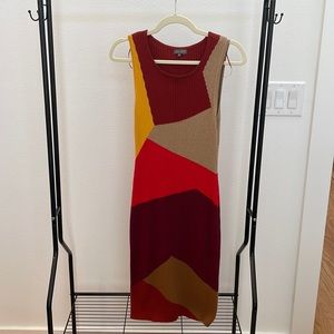 Vince Camuto Abstract Knit BodyCon Dress - Size M